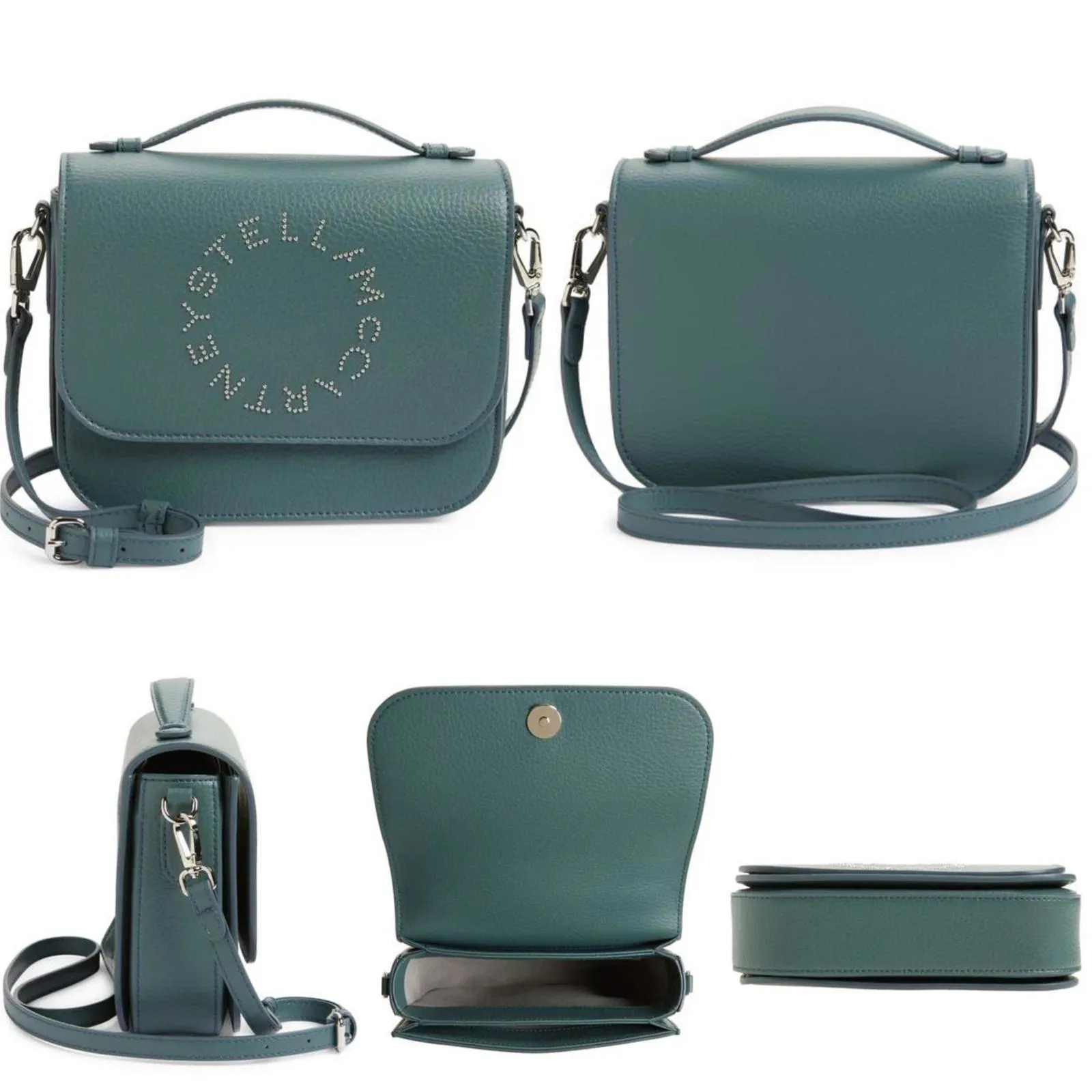 Stella McCartney Logo Camera Crossbody Bag NWT Balsam - Image 9