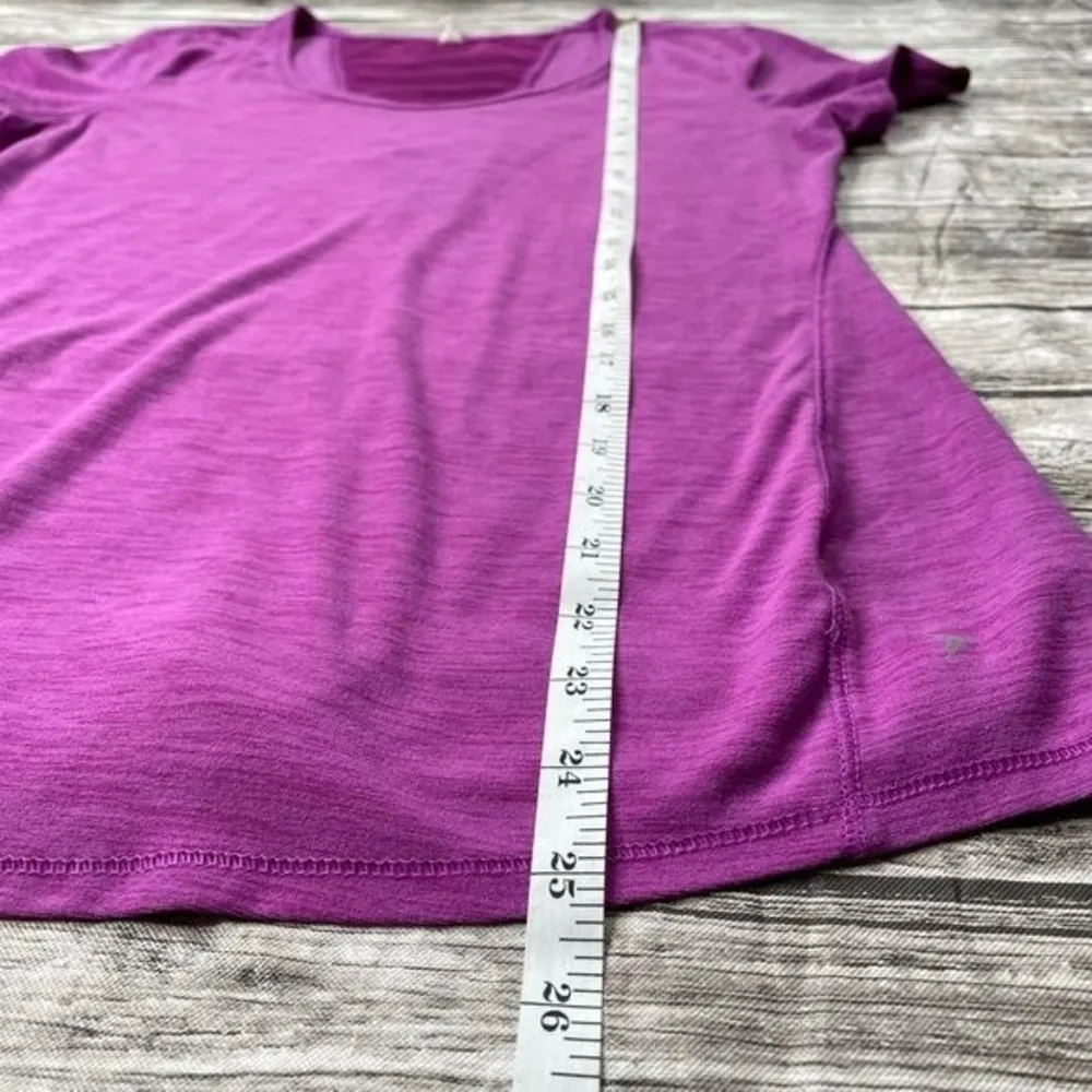 Old Navy Active Breathe On Tee T Shirt Crewneck Pink Purple S SM Small Tall ST - Image 11