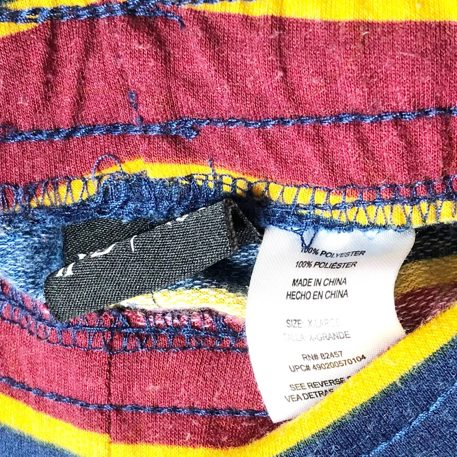 Harry Potter XL Sleep Shorts Striped Pajamas Gryffindor Lion Gold Blue Red‎ 748 - Image 4