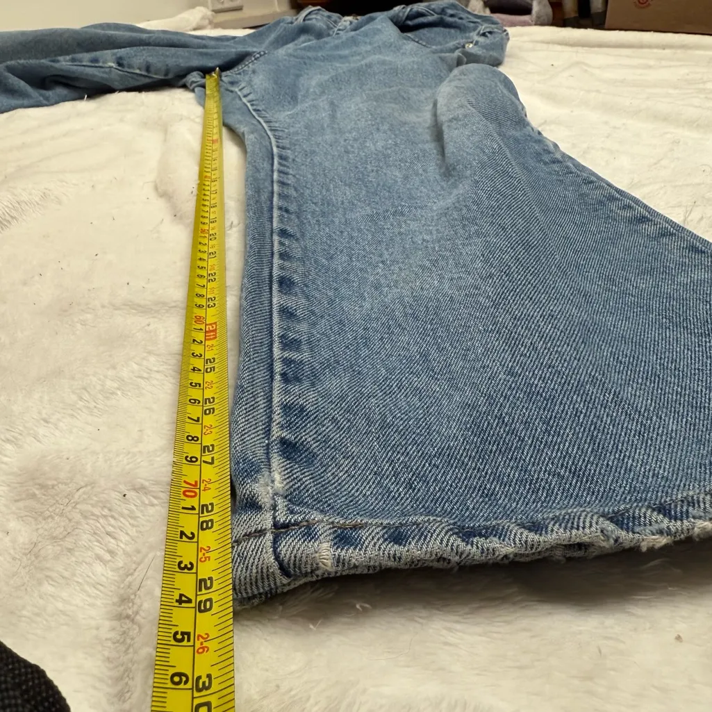 Vintage Reflect Jeans Women's 14 Blue Light Wash High Rise Mom Jeans - Image 8