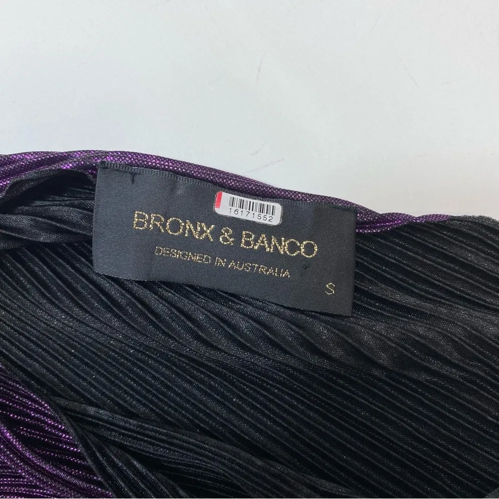 Bronx and Banco Purple Florence Gown Size Small - Image 5