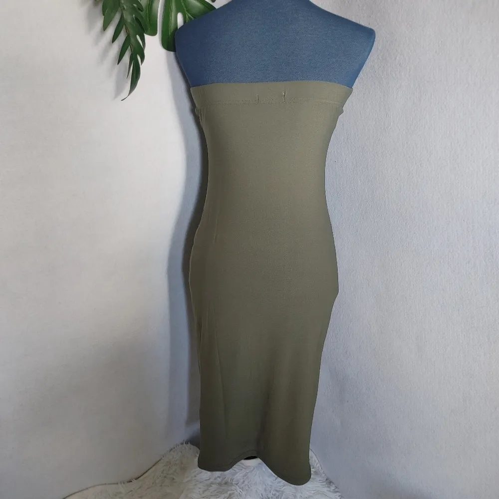 Full Circle Trends Strapless Midi Tube Dress - Image 5