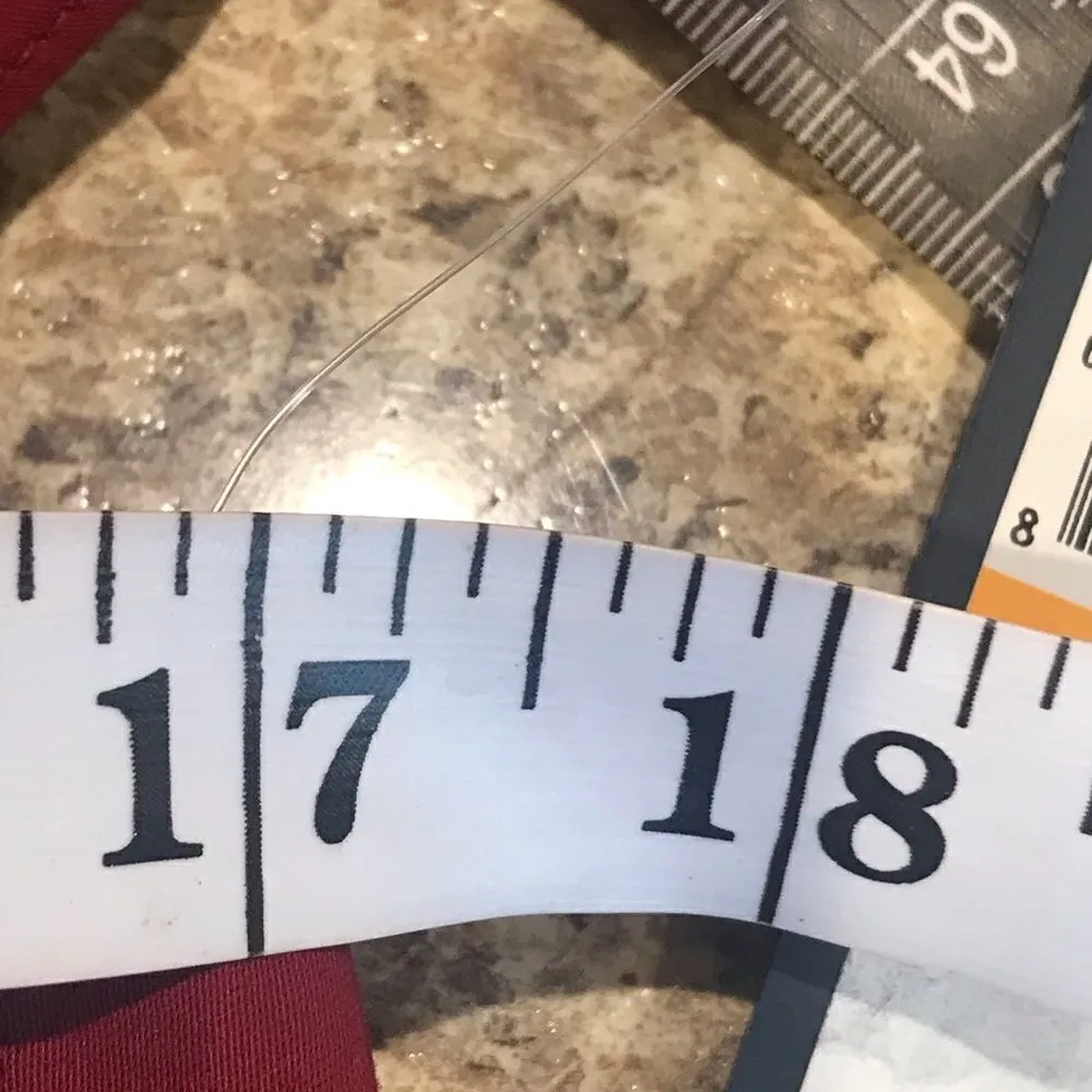 Rachael Ray Marcia Crop Top Black Cherry Size Small Red - Image 11