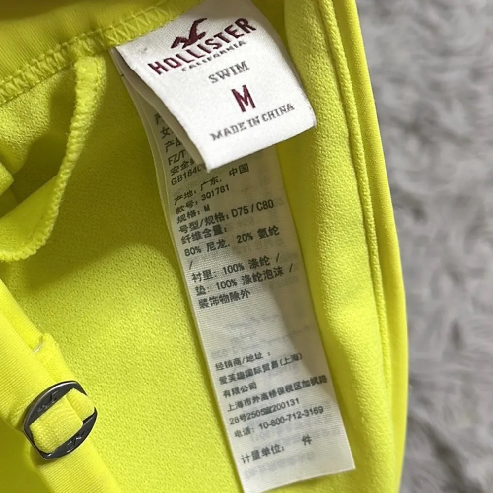 Last chance…Hollister Bikini Top Swimsuit Swim Pineapple M Medium - Image 4