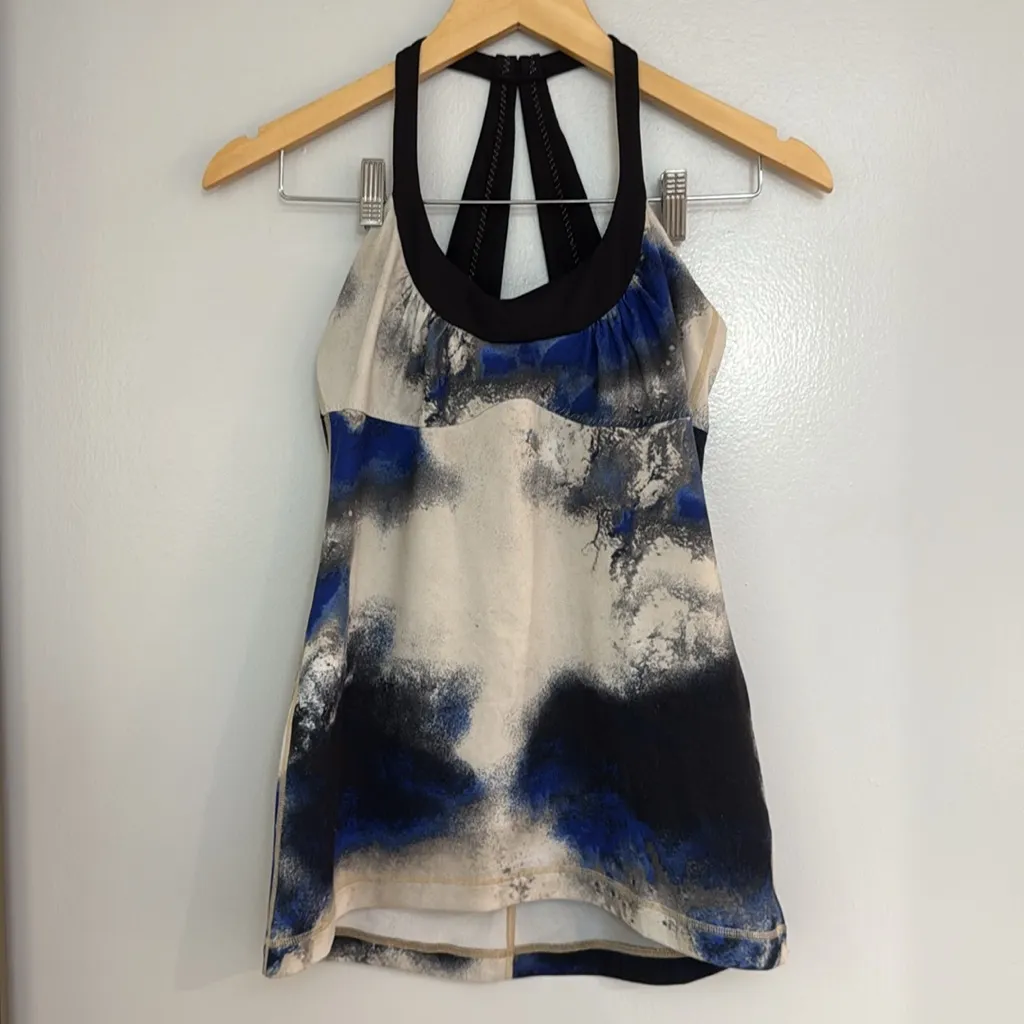 MOVING SALE Lululemon Scoop Me Up Tank - Milky Way Multi Print / Black - Image 3