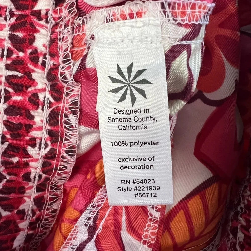 Athleta Floral Print Pink & Orange Board Skirt - Size XS - Image 7