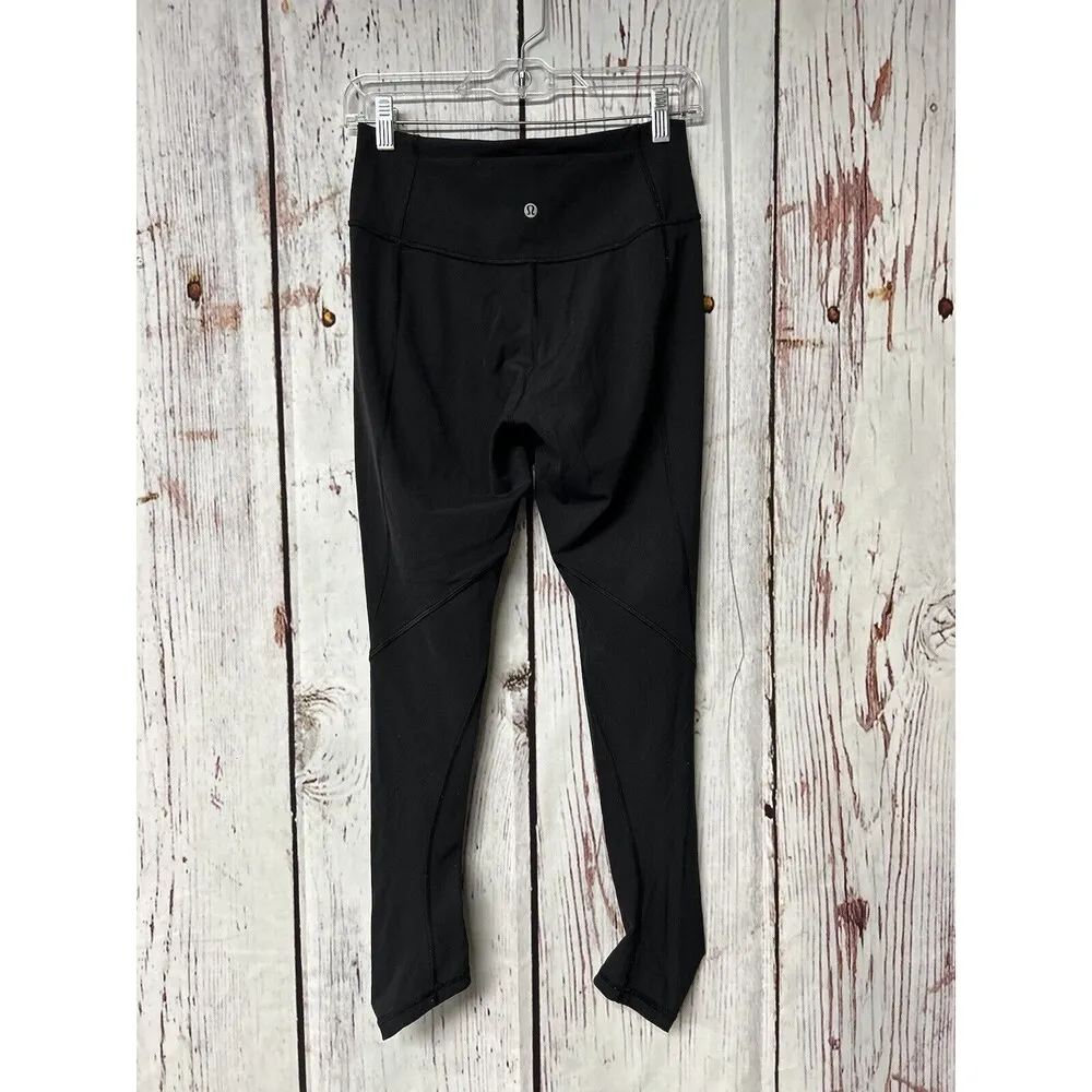 Lululemon Play Off The Pleats Scrunch Tight 25" Leggings - Black / Size 8 - Image 4