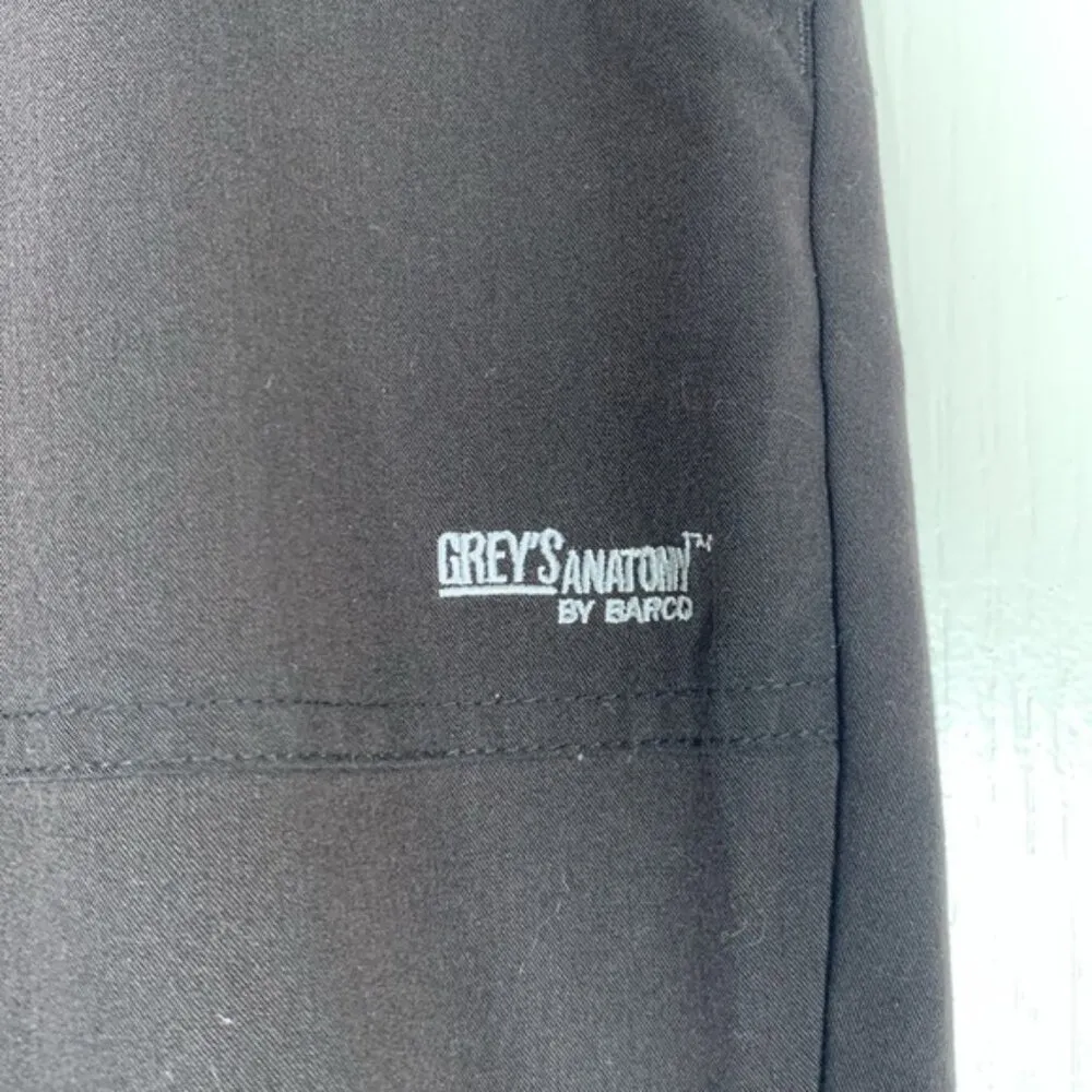 Barco Grey’s Anatomy Scrub Pants Size Medium GUC #4542 Black - Image 2