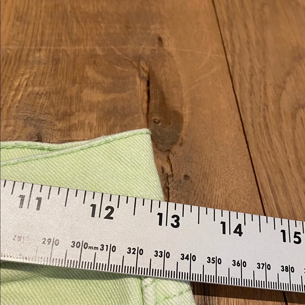 Urban Outfitters BDG High Wide Relaxed Jeans Green Blue Ombré Fade 26 - Image 7