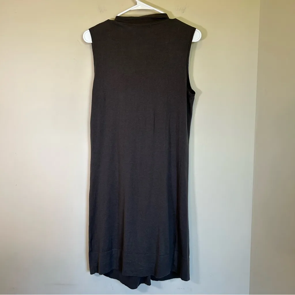 Jarbo Sleeveless Wrap Tunic Women's 40 Button closure Gray‎ Gray Size undefined - Image 6