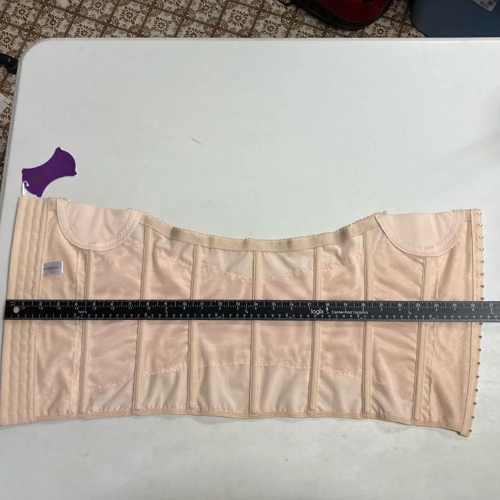 TAIHONGGUAN Corset Girdle Body Cincher Body Shaper Tummy Slimming Size 2XL New‎ Tan - Image 3