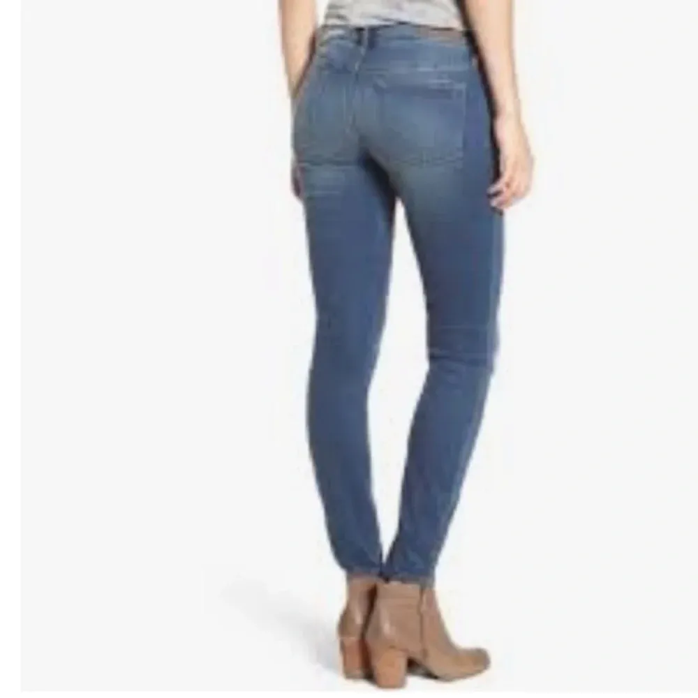 Articles of Society Sarah Loma Vista Skinny Jeans Distressed Low Rise 27 Moto - Image 2