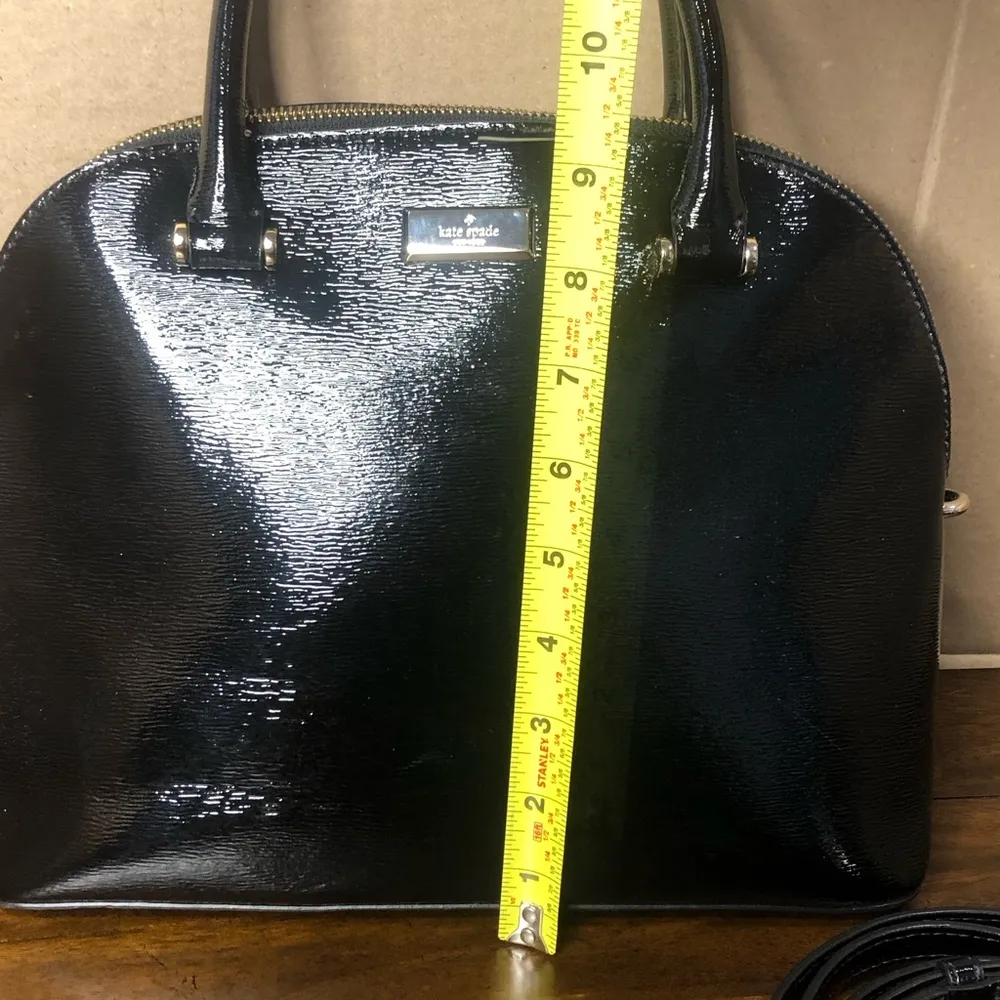 Electric Black Bixby Place Dome Shaped Satchel and Two Wallets - Image 4