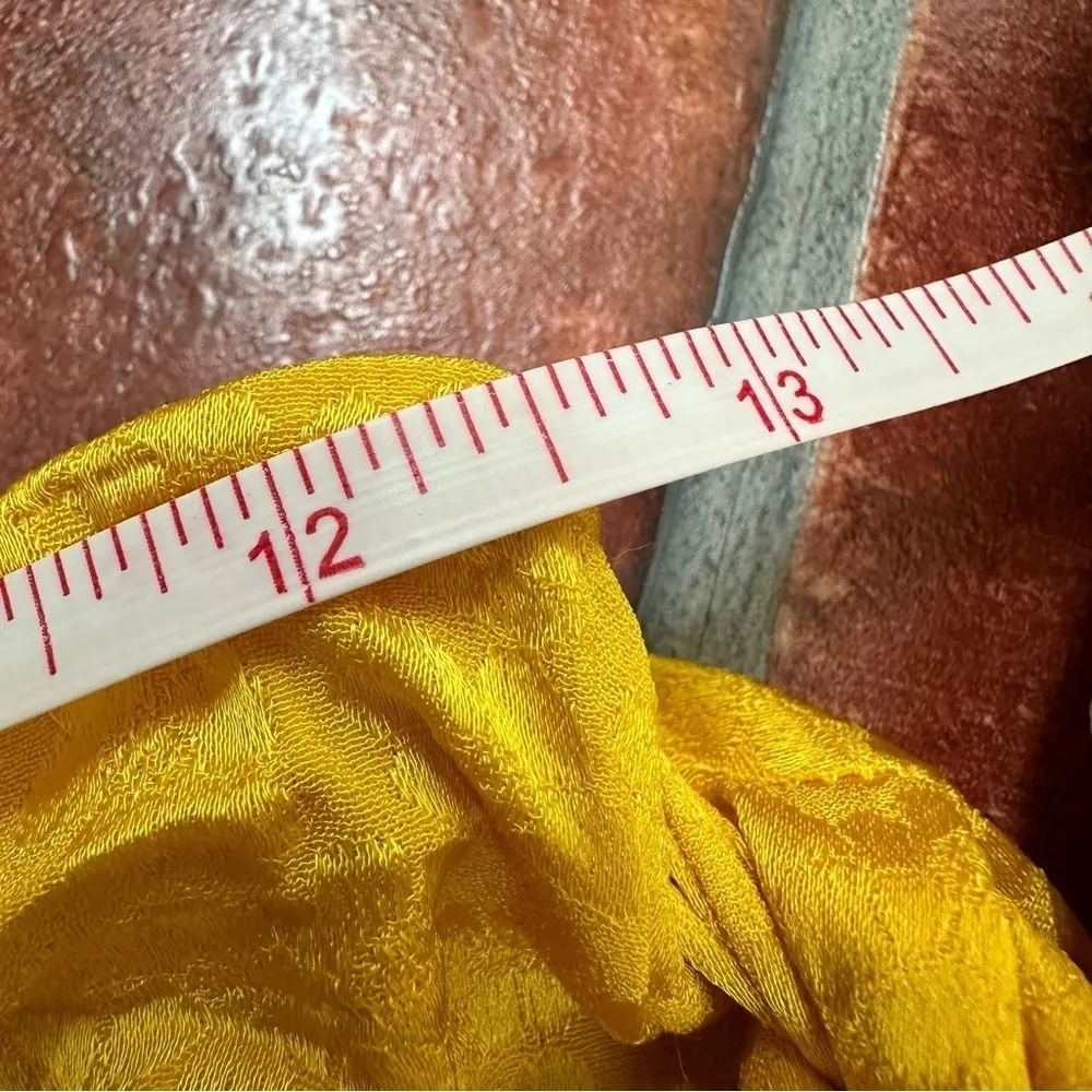 The Andamane Camilla Floral Jacquard Mini Skirt Gold Size 0 - Image 6