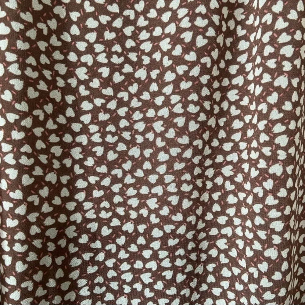 Very J - Long Sleeve Heart Patterned Dress Size Small - Image 7