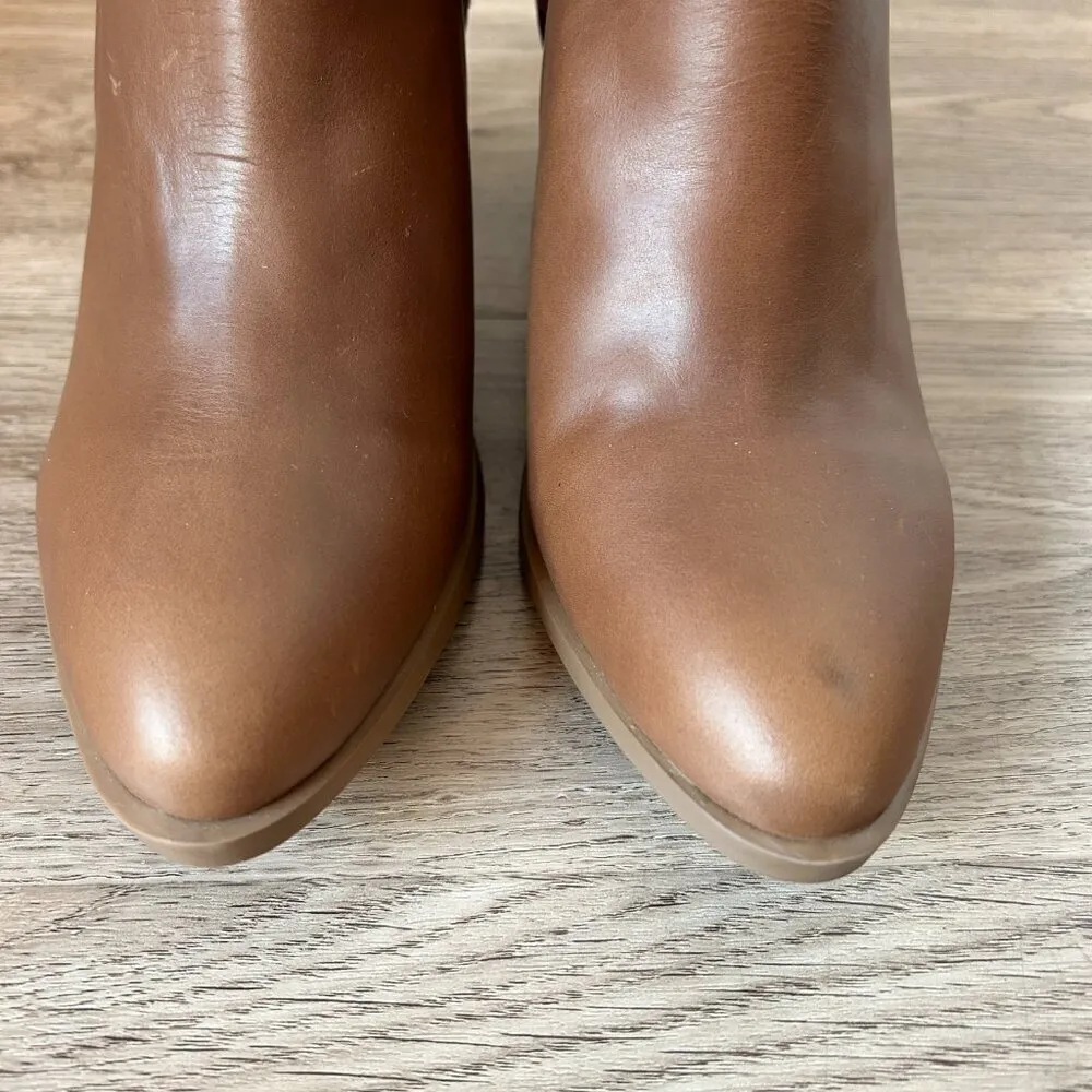 Anthropologie Nisolo Brown Leather Ankle Chelsea Heel Boot Size 8 NWOT - Image 9