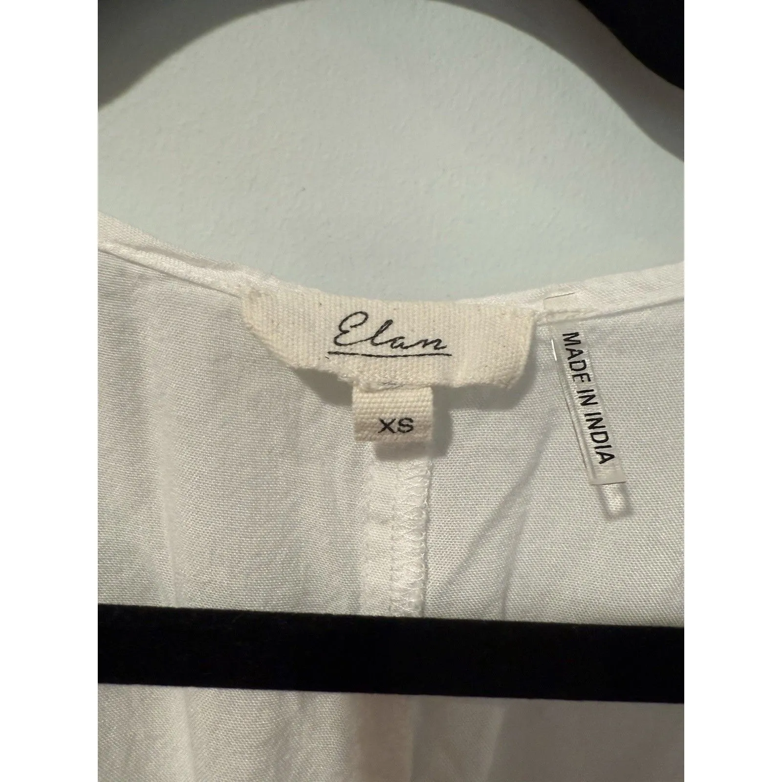 Elan Maxi Dress Womens XS White Cover Up Vacation Beach Travel Bride Indie Boho - Image 3