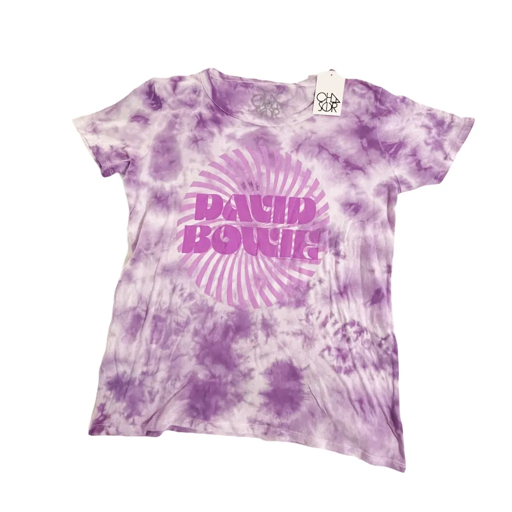 NWT Chaser David Bowie Tie-Dye Graphic Tee - Image 4