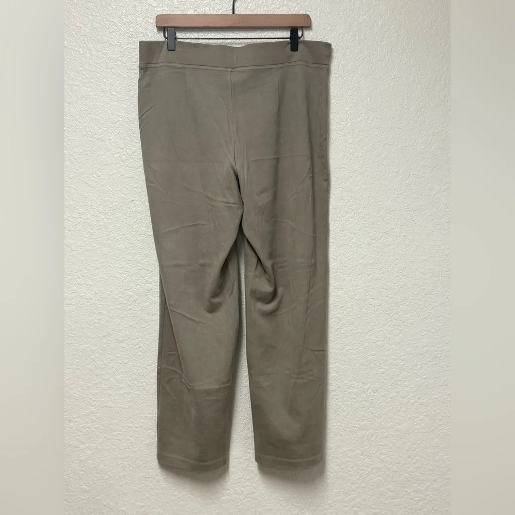 EILEEN FISHER Taupe Sweatpants Size Large - Image 8