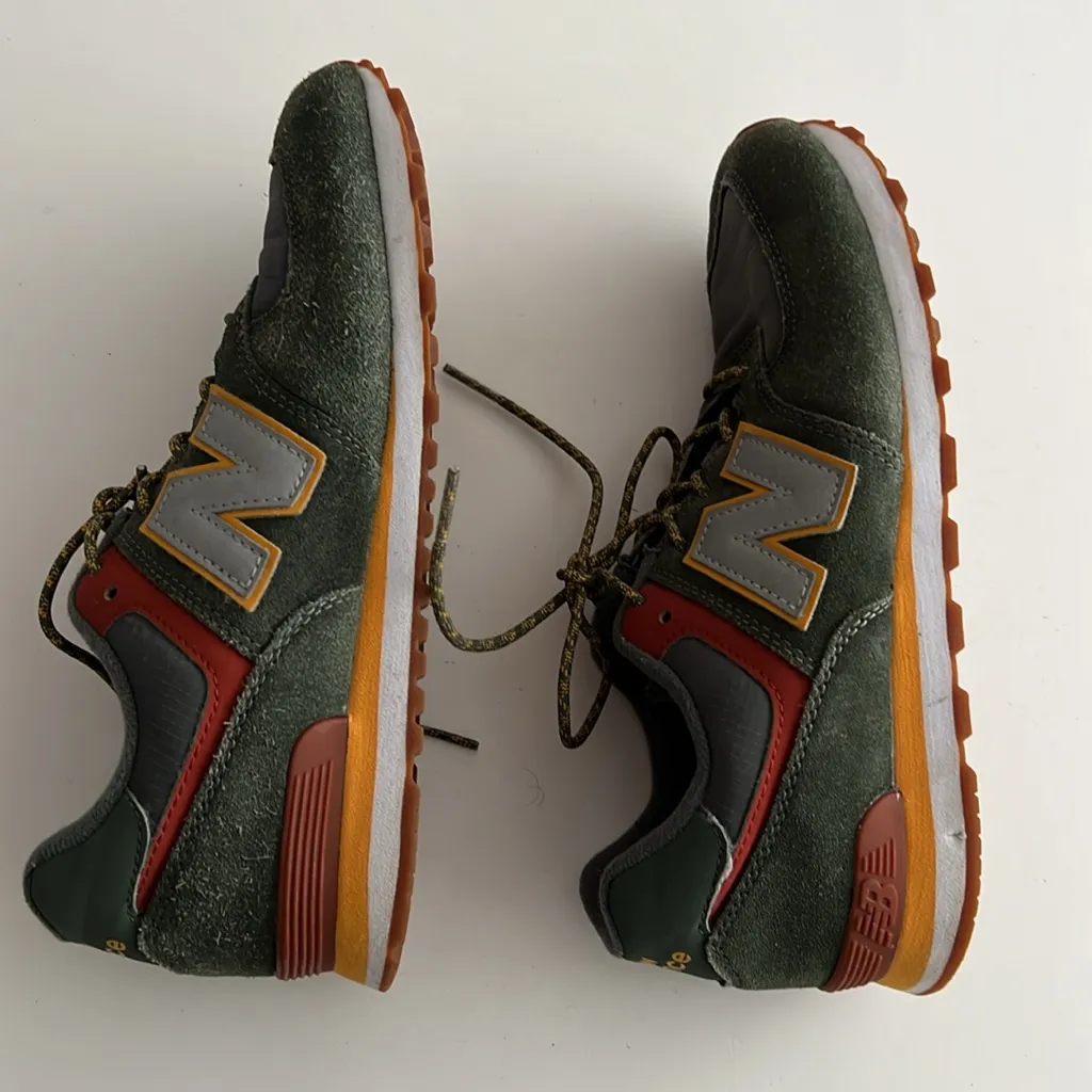 New Balance Green and Red Sneakers Size US 5 UK 4.5 EU 37.5 - Image 6