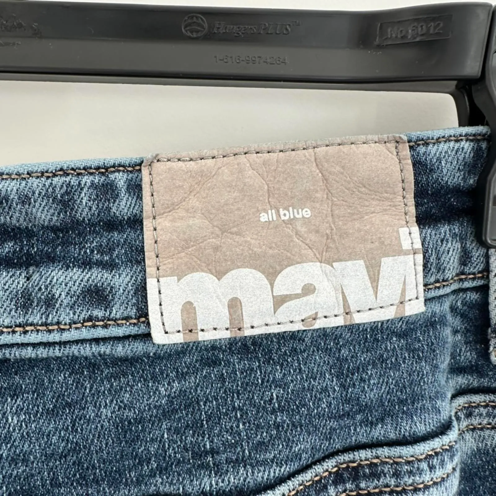 Mavi Jeans Barcelona High Waist Ripped Crop Jeans Mid Ripped Recycle Blue 26x29 Size 26 - Image 7