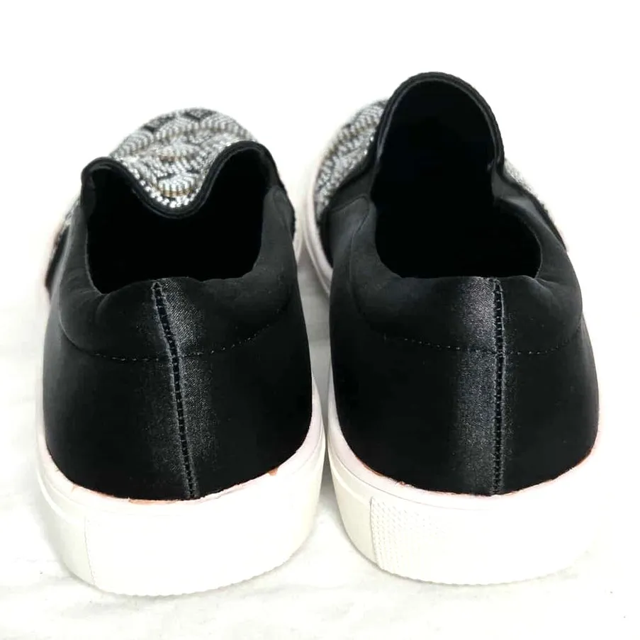 Boutique by Corkys Whirl Slip On Loafer Size 11 NWOB Rhinestones Black - Image 3