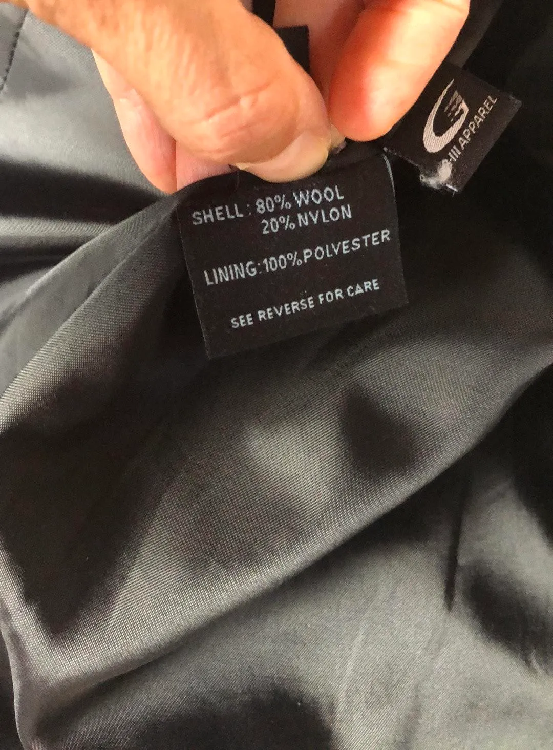 REACTION Grey/Charcoal Coat Size 14 - Image 7