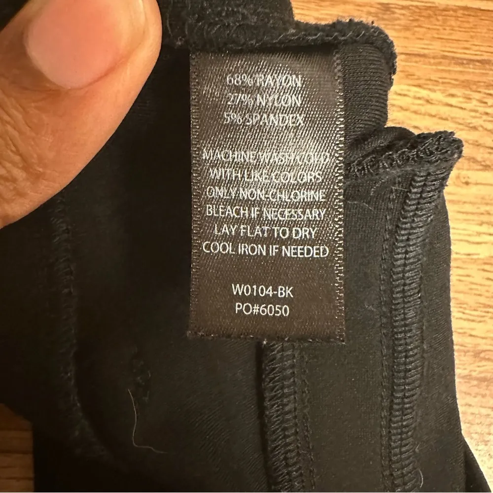 Betabrand Black Bootcut Dress Yoga Pants Size XS Petite - Image 4