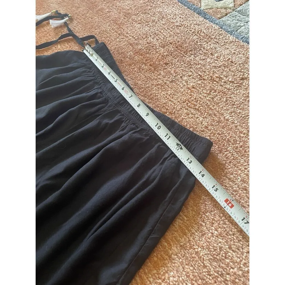 Georgette Gota Patti Flared Palazzo Pants Indian Women Bollywood Ladies Wedding Black Size undefined - Image 6