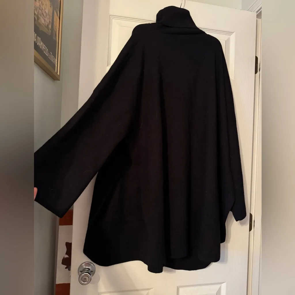 Pilcro Long Black Sweater with Slit - Image 2