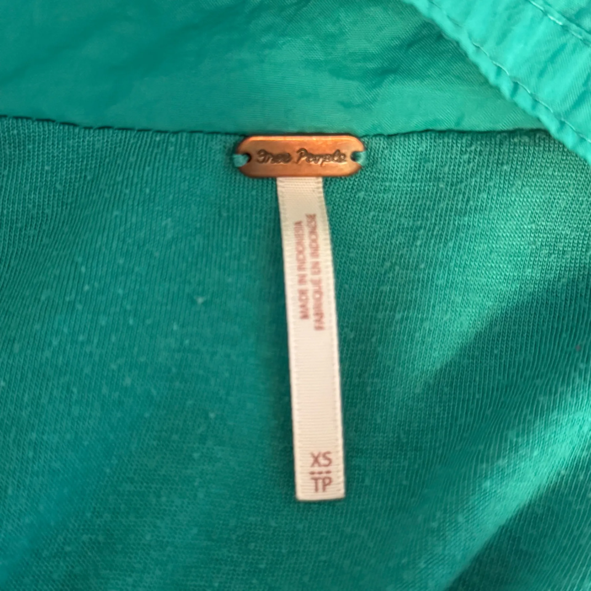 Free People Now Or Never Balloon Bomber Jacket in Teal - Image 4