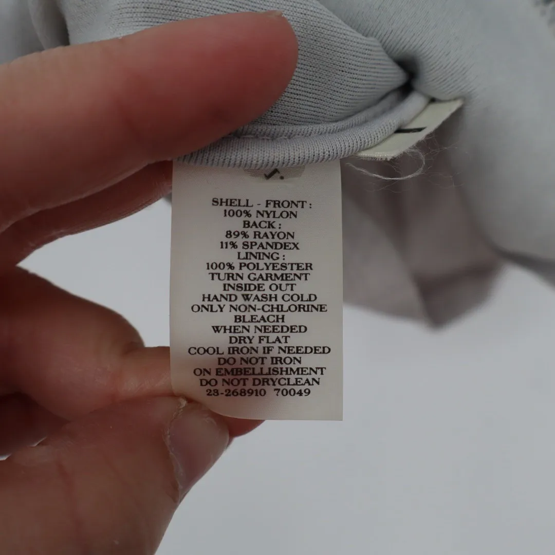 Ann Taylor Womens Sequined Tank Top Silver Size S Zipper Back - Image 4