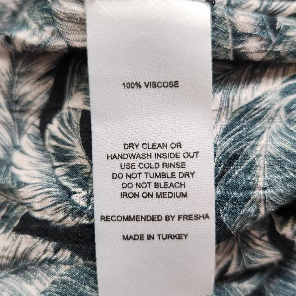 Fresha London Tropical Print Green Jumpsuit Size XS Green Print Jumper - Image 7