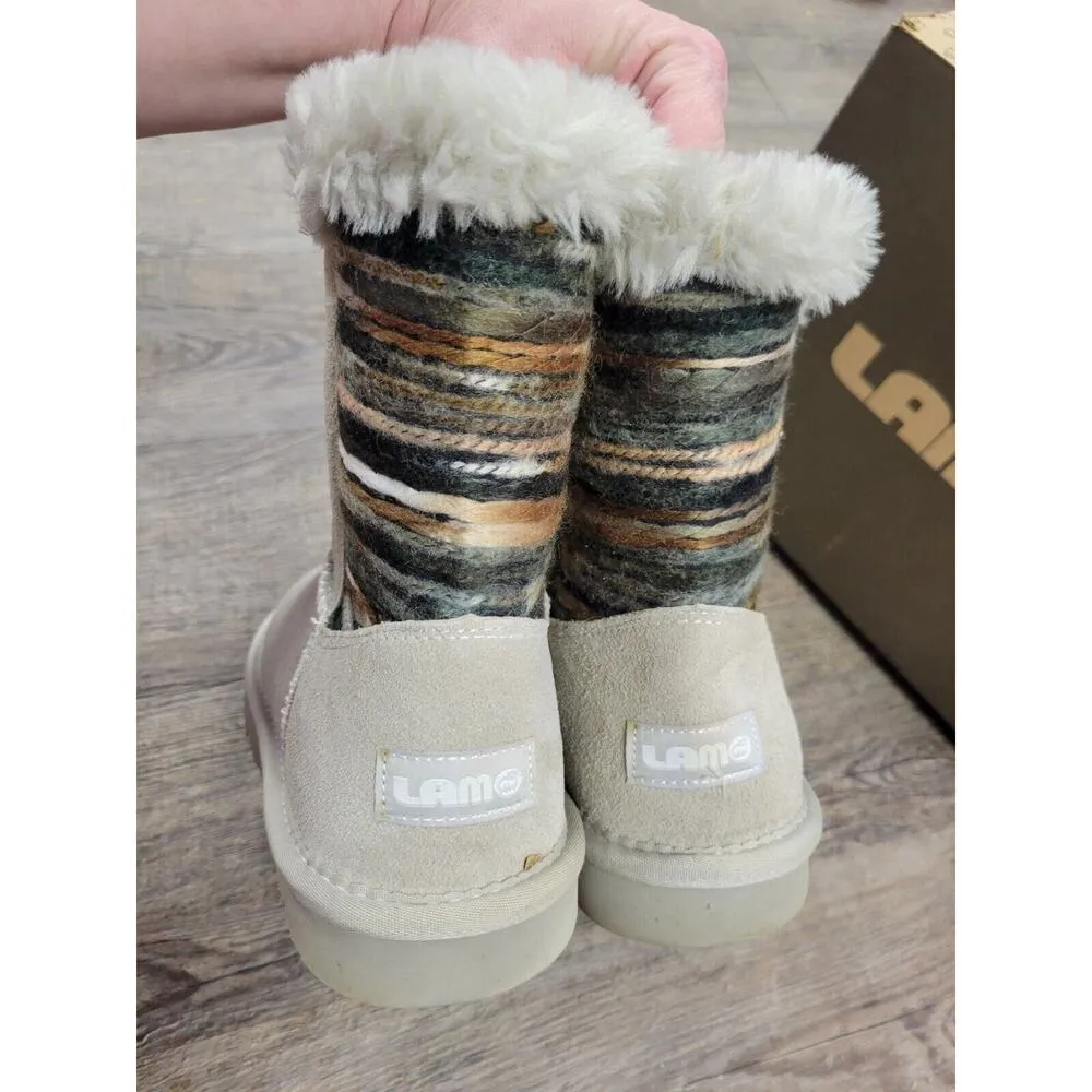 Lamo Water and Stain Resistant Suede Boots Willow Dove Size 6 Gray - Image 5