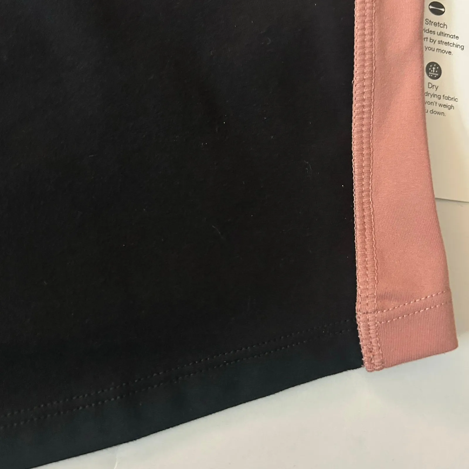 Calvin Klein Longline Color Block Performance Stretch Athletic Sports Bra XS New - Image 2