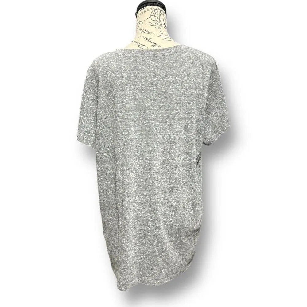 Torrid 2X Gray Slim Fit Graphic Tee Red Wine & Brews Patriotic USA T-Shirt - Image 4