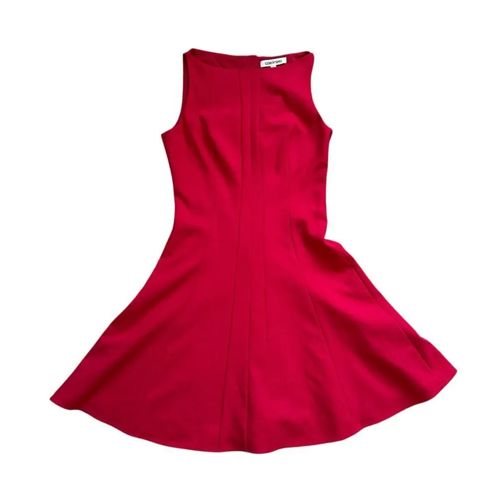 Elizabeth & James berry pink/red Hollis sleeveless mini dress size 8 NWT - Image 15
