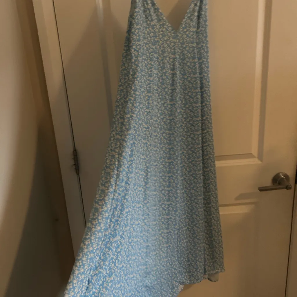RESA Light Blue Floral Maxi Dress - Image 10
