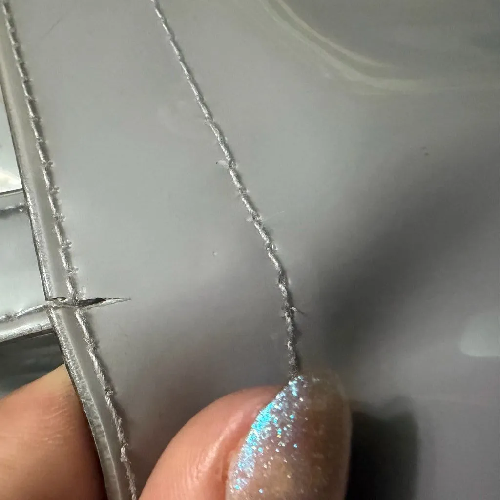 Ted Baker Jelly Gray Tote with Pink Accent Bowtie - Image 12