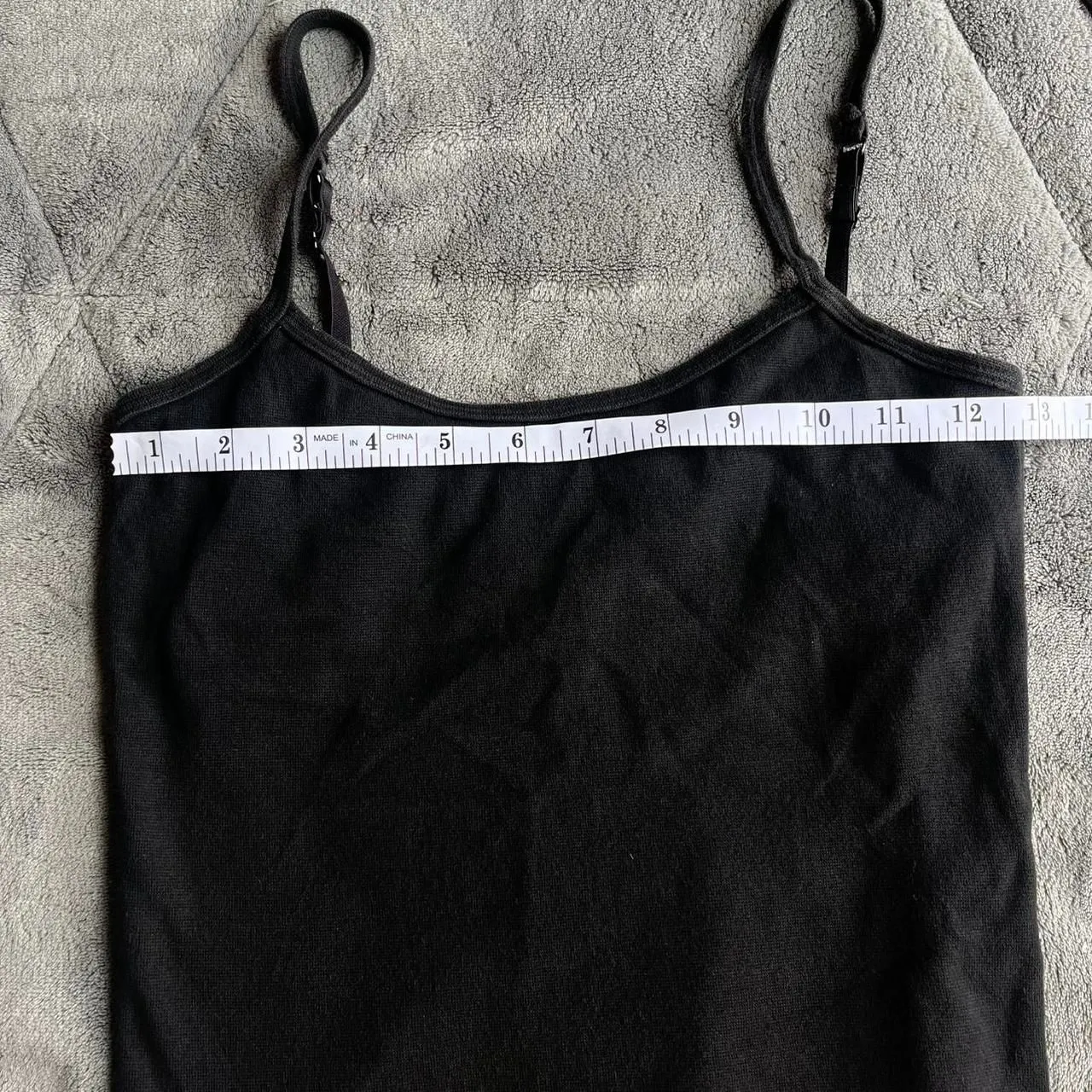 Vintage Y2K Energie black cami crop tank top size medium - Image 4