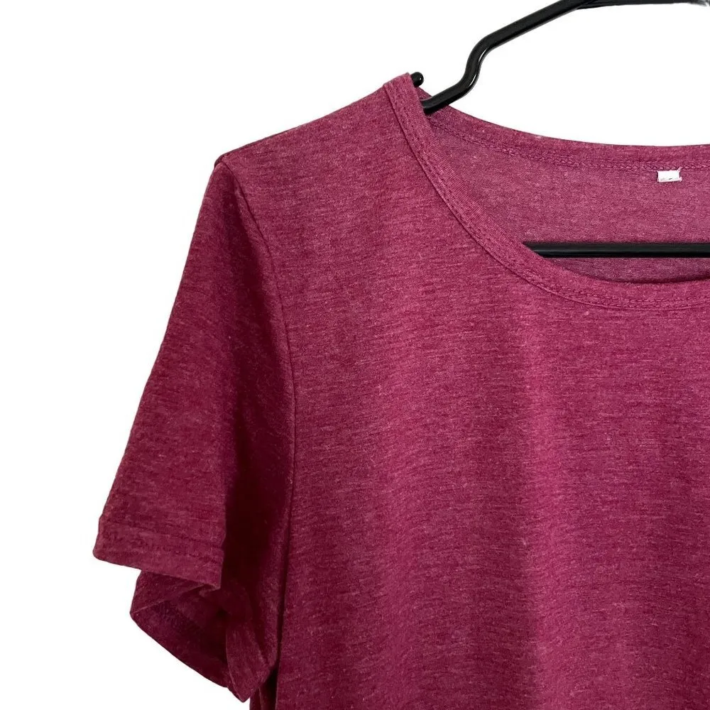 Deep pink short sleeved summer t - Image 2