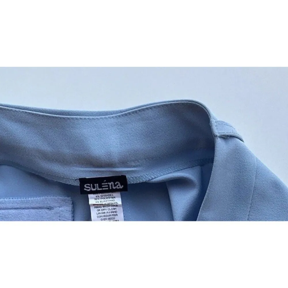 Vintage Sulena Women’s Pants Sz XL Blue Made In USA Lined Summer Spring Y2K - Image 7