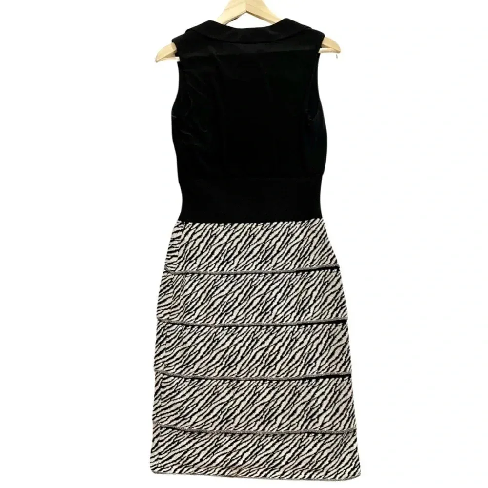 NWT Joseph Ribkoff Tiered Sleeveless Cowl Neck Dress - Image 5