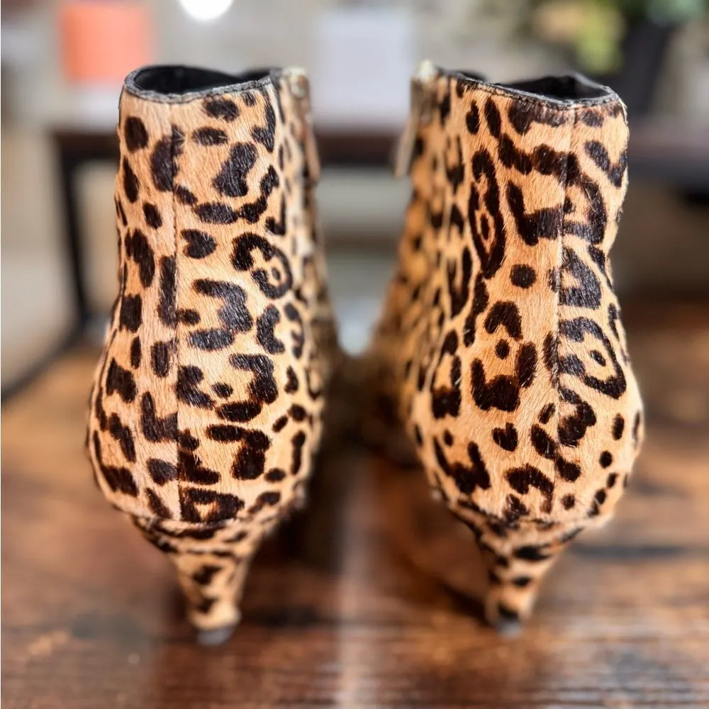 Sam Edelman Kinzey Animal Print Booties Size 10 - Image 8