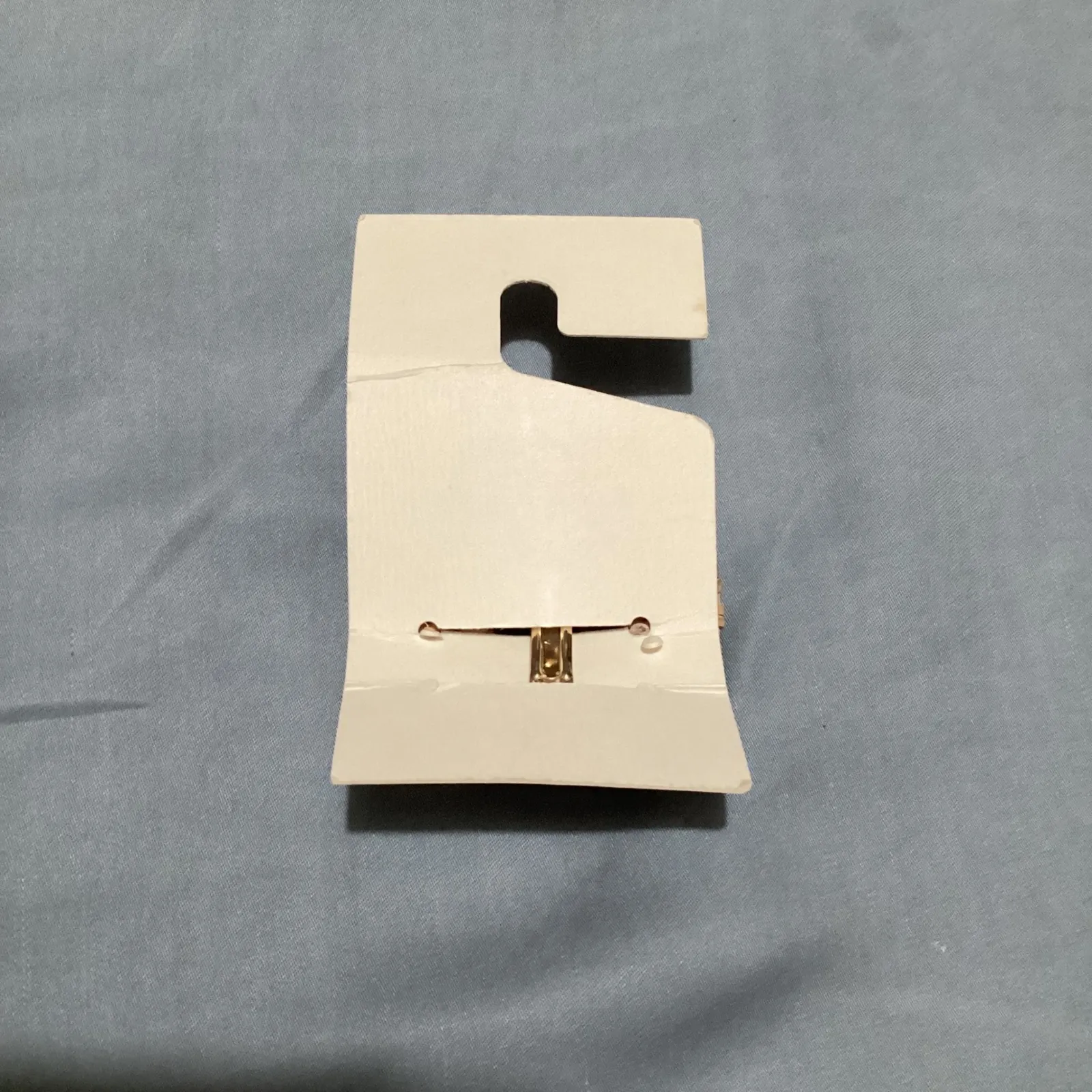 J. Crew Factory Tan Woven Round Hair Clip Barrette Accessory Beige Neutral Beach - Image 3