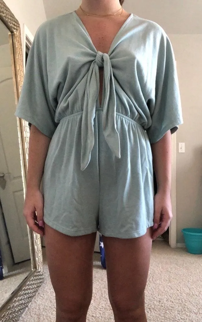 Audrey 3+1 Blue Romper - Image 3
