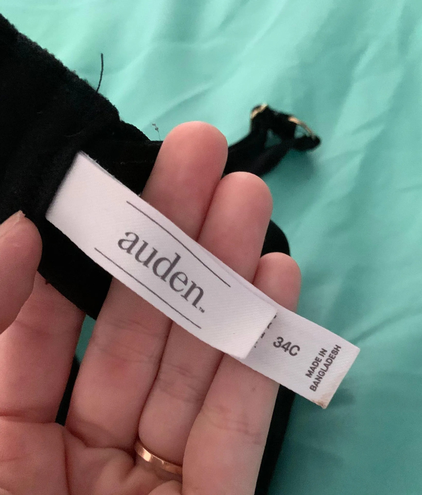 Auden Mesh cup Bra Black Size M - Image 3