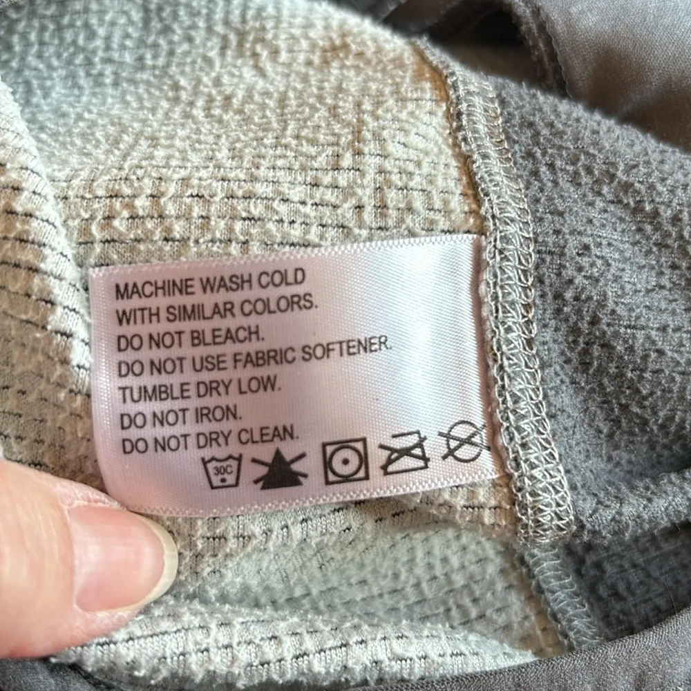 Orvis  Women's Lightweight Fleece Full Zip Jacket Gray Size Small - Image 10