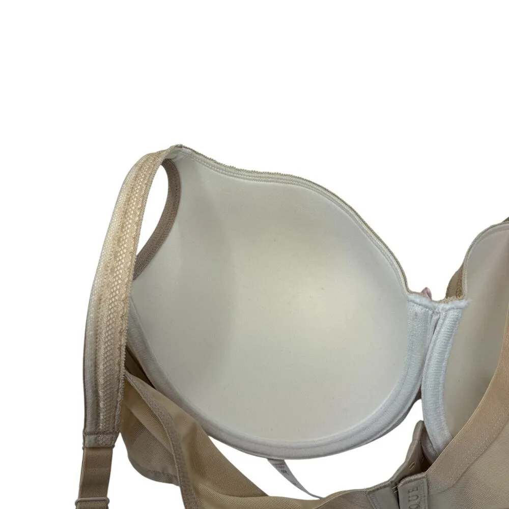 Cacique Modern Lace Covered LL Balc Beige Bra Romantic Feminine Womens 42D - Image 5