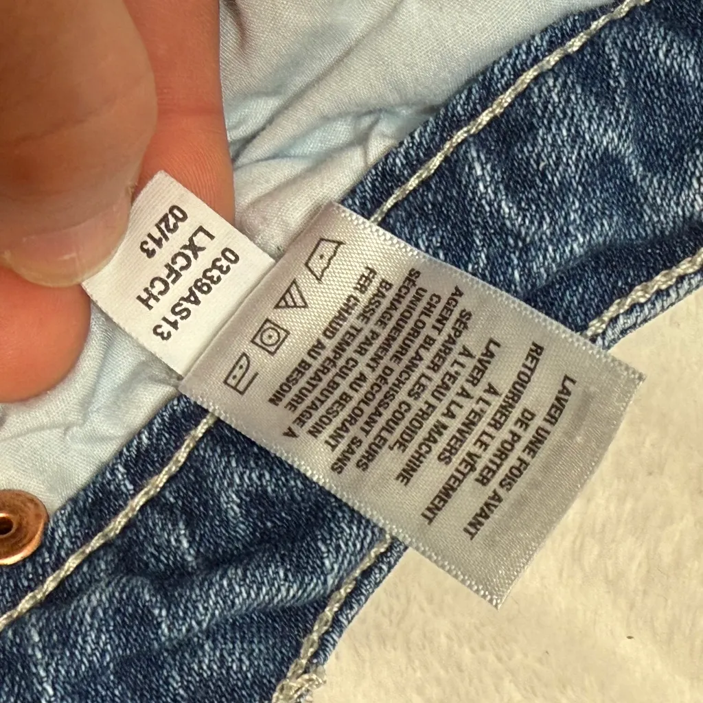 Y2K Aeropostale Vintage Low-Rise Denim Shorts Size 00 - Image 11